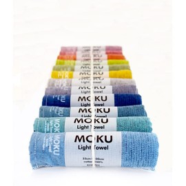 [Contex] MOKU Face Towel <59074-90> Set of 5 (B. Blue Green, Navy, Gray, Pink, Turquoise)