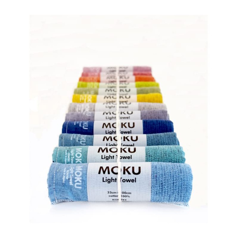 [Contex] MOKU Face Towel <59074-90> Set of 5 (B. Blue