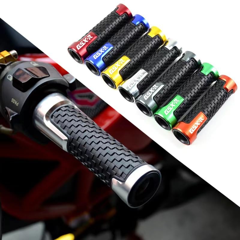 KBGRAX 7/8" 22mm Motorcycle Non Slip Handlebar Grips fits for
