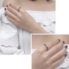 SNORSO Blossom Flowers Adjustable Rings for Women Interwined Flowers Boho