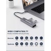 QGeeM USB C Hub 5 in 1 Multi-port Digital AV