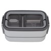 Bento Box 304 Stainless Steel Microwaveable with Chopsticks and Spoon