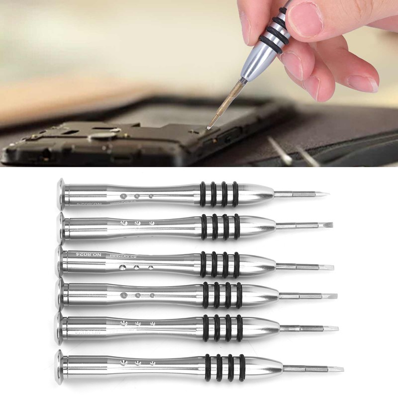 6Pcs Slot Screwdriver Electronic Product Disassembly Repair Hand Tightening Tool