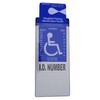 Mirortag Silver by JL Safety- Handicap Parking Placard Holder, Magnetically