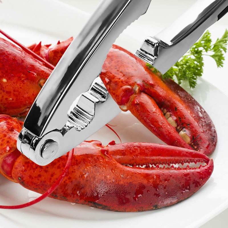 ChromLives Walnut Cracker Nutcracker Walnuts Nutcracker Metal with Non-Slip Handle