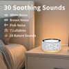 【3 in 1】 Double Alarm Clock Brown Noise Machine Sound