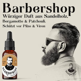 Beardpride Premium Beard Oil | For Beard Care and Skin Care | Supports Your Beard Growth | For a Noticeably Softer and Smoother Beard | Handmade from 100% Cold-Pressed Organic Oils