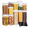 MR.SIGA 12 Pack Airtight Food Storage Container Set, BPA Free
