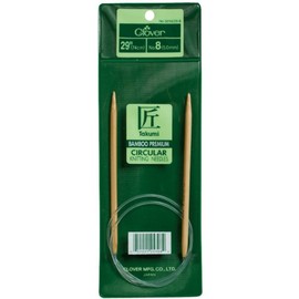 Clover 3016/29-05 Takumi Bamboo Circular 29-Inch Knitting Needles, Size 5
