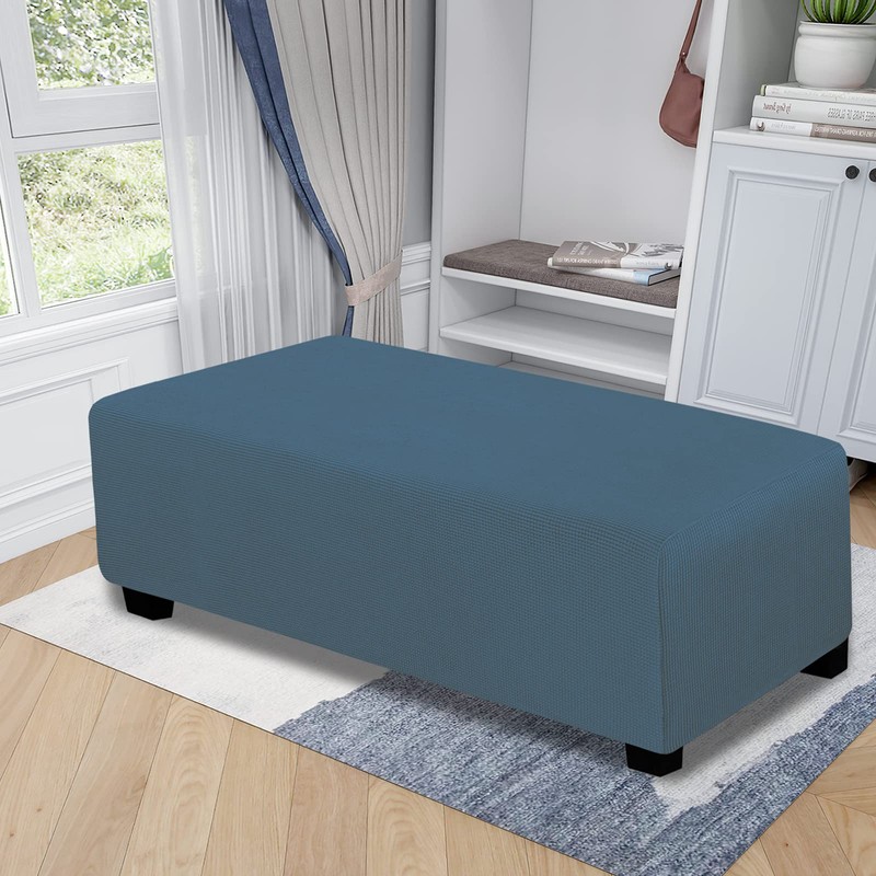 Easy-Going - Funda elástica otomana Plegable, Protector de Muebles, Rectangular,