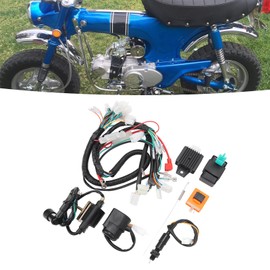 Engine Wiring Loom Harness Kit, Long Lasting Motor Starter Wire Harness Kit Stable for CT70 1969 To 1982