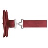 BomGuard Mens Bow Tie with Pocket Square - Dark Red