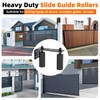 MeBantoo Heavy Duty Sliding Gate Guide Roller Hardware Kit, 6"