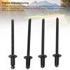 Sonew 4PCS Rosette Dash Pop Rivet, Aluminum Rosette Rivets High