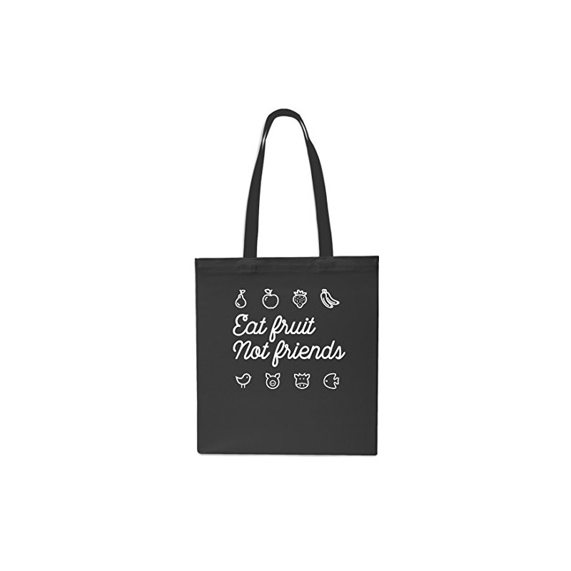Eat Fruit Not Friends Tote Shopping Gym Beach Bag 42cm