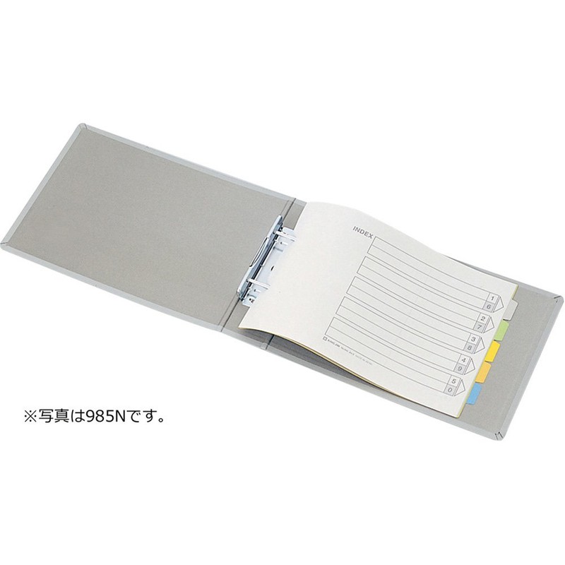 キングジム パイプ式ファイル キングファイル G A5E グレー 945N