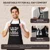 Bafiwu Funny BBQ Apron for Men, Cooking Apron Black, Gift