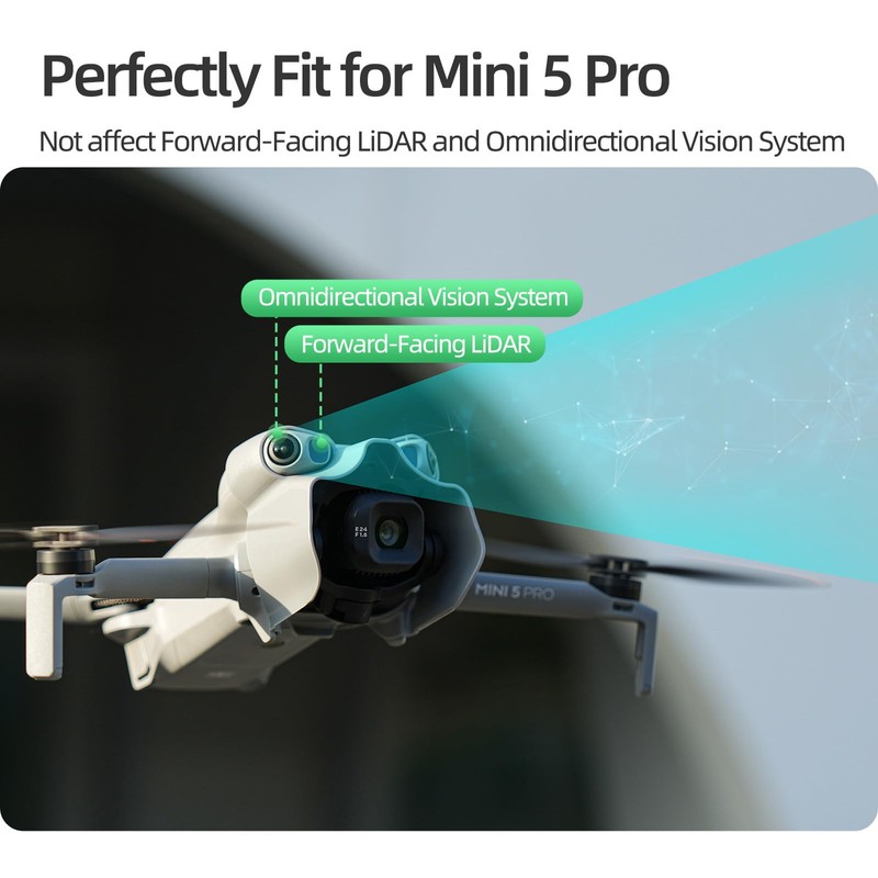 Lens Hood for DJI Mini 5 Pro Drone - Enhanced