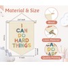 Positive Affirmations Wall Decor,Classroom Decor Canvas Banner,I Can Do Hard