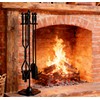 Fire Beauty Fireplace Tools, 5 Pieces Fireside Accessories Fire Kit
