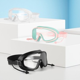 Headquarters Columbus Water Park Wide Lens Swimming Goggles Adult Goggles Glasses / 본사 콜럼버스 워터파크 와이드렌즈 물안경 수경 성인 고글 안경