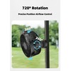 VENSWID 2-Pack Golf Cart Fan with Carrying Case, LED Display,
