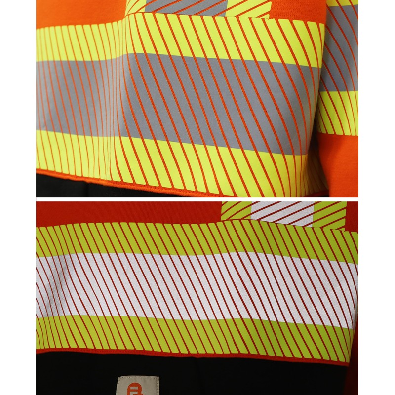 BOCOMAL FR Shirts High Visibility/Hi Vis Reflective Flame Resistant/Fire Retardant