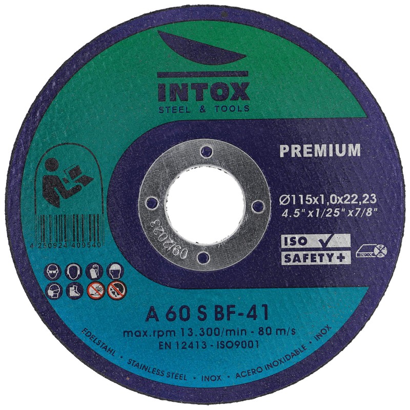 INTOX Cutting Discs 115 mm x 1.0 mm Pack of
