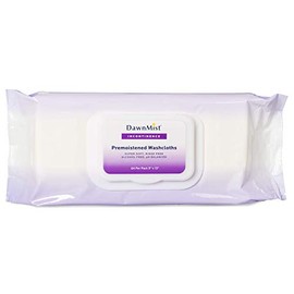 Dukal - AW4750 Dawn Mist Pre-Moistened Adult Wash Cloth, Non-Sterile, Soft Pack, Flip Top Lid, 9" W x 13" L (64 Packs of 8) (Pack of 512)