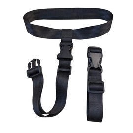 HDHYK 2 Pack Travel Accessories Luggage Straps - Add a Bag Suitcase Strap Belt(Black)