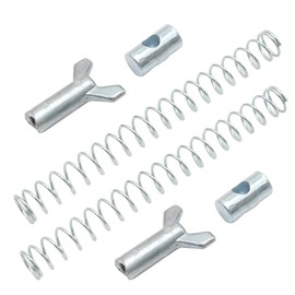 CADUFUELLY 43459-HM5-A10 2 Sets Rear Brake Adjuster Hardware Kit Adjusting Nut, Replacement for Honda ATC125M 1986-1987, Replaces 95015-32001