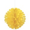 Unique Party 63239 - 30cm Flutter Yellow Tissue Paper Ball