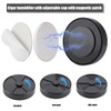 TISFA Cigar Humidifier, Adjustable Cigar humidor humidifiers, Black Round Humidor