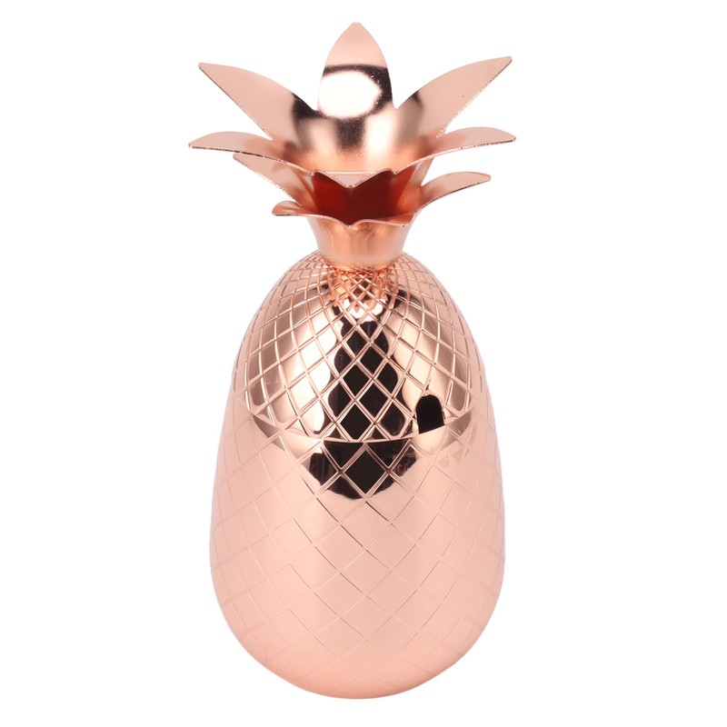 Cocktail Shaker Pineapple Shape Stainless Steel Polished Smooth Surface 500ml