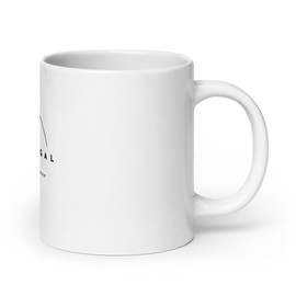 White glossy mug - Color: White, Specification: 20 oz