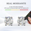 Moissanite Nose Stud for Women - 18K Gold Moissanite Nose