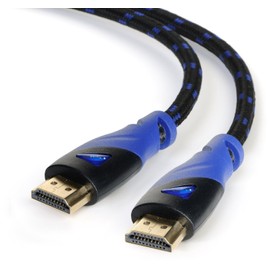 MutecPower Premium High Speed HDMI Cable With Ethernet "2 PACK" (1M) - Supports 3D 4K & Audio Return Channel + 2 cable ties – 1 Meter- 2 Pack