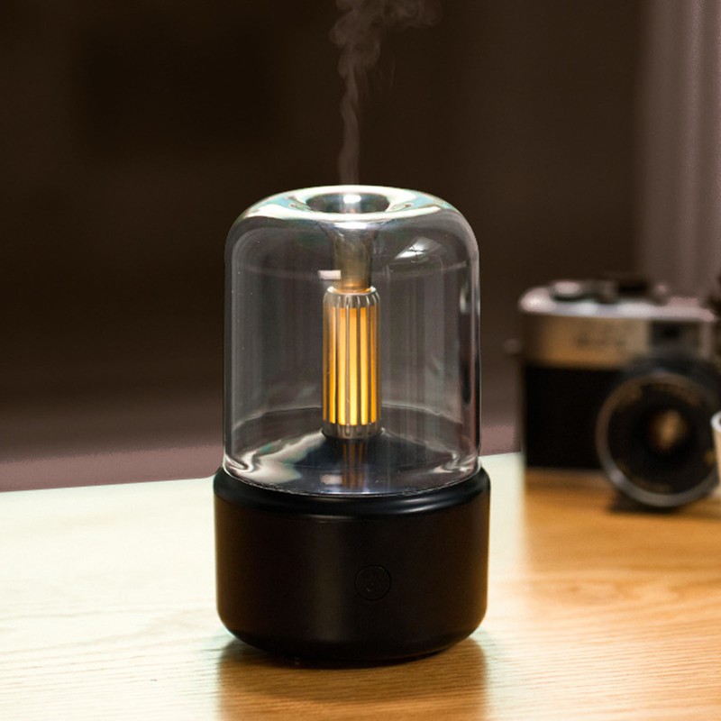 Candlelight Essential Oil Diffuser Plastic with 120ml Water Tank USB