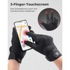 KEMIMOTO Motorrad Handschuhe Herren mit PU-Schaum, Touchscreen Anti-Rutsch Motorradhandschuhe, Sport
