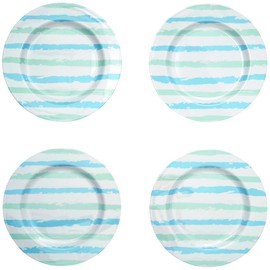 Coastal Melamine Dinnerware - Set of 4 Dinner Plates