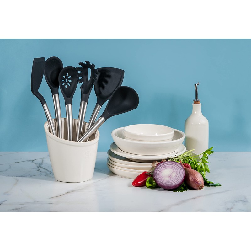 Cuisipro 12.25" Silicone Ladle, Black