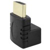 OcioDual HDTV 1.4 Angle Male to Female Adapter Black 90