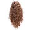 Light Brown Wave Wig Adjustable Charming Breathable Comfortable Fluffy Heat
