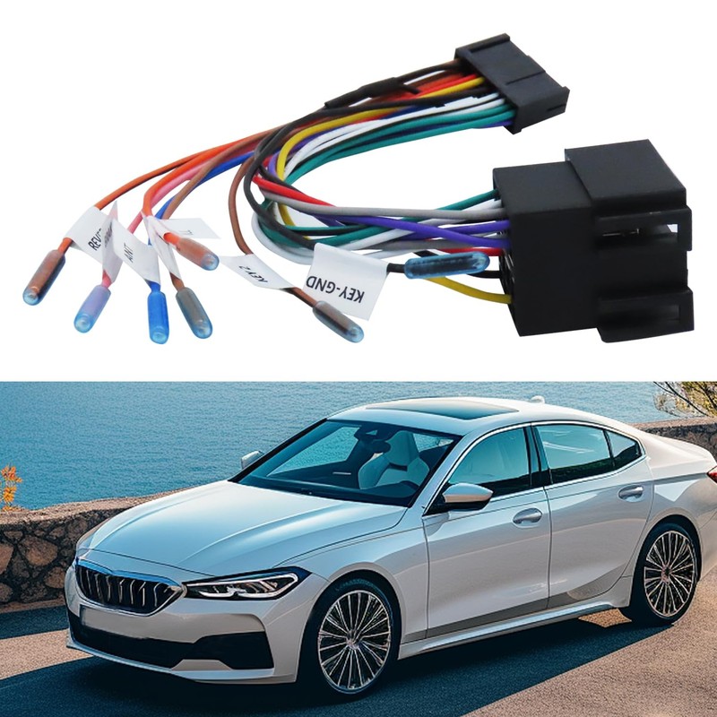 SIGANDG 1 Piece 20 Pin to ISO Wiring Harness Adapter