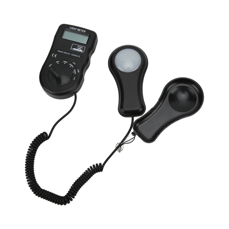 DT‑1300 Light Meter Digital Illuminance Meter with LCD Screen Portable
