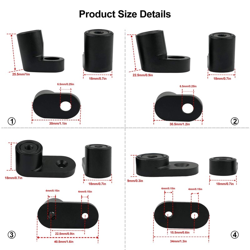 Qnbes - Kit extensor de alerón trasero para Ford Focus