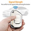 Sindeda for Jeep Key Fob Cover with Keychain Soft Full