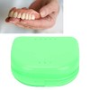 Estuche Protector con Ventilación y Tapa para Dentaduras Postizas -