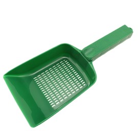 YTgilo Aquarium Fish Tank Garden Sand Cleaning Shovel Green 5.11x4.33inch Lizard Feces Scoop Sand Filter Used for Home Gardens Fish Tanks and Swimming Pools