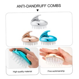 Gatuida 3pcs Lightweight Hair Shampoo Combs for Scalp Care Dandruff Removal and Deep Cleansing for Men Women